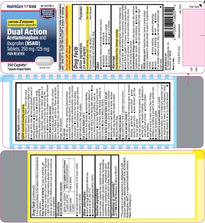 HCA AcetaIbu 250mg 125mg 250ct label.jpg 250s container Label - HCA AcetaIbu 250mg 125mg 250ct label